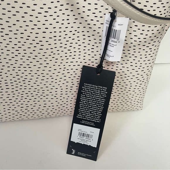 Coach Disney Mickey Mouse X Keith Haring Mollie Tote / Black, Gold & Chalk Multi - Picture 13 of 17